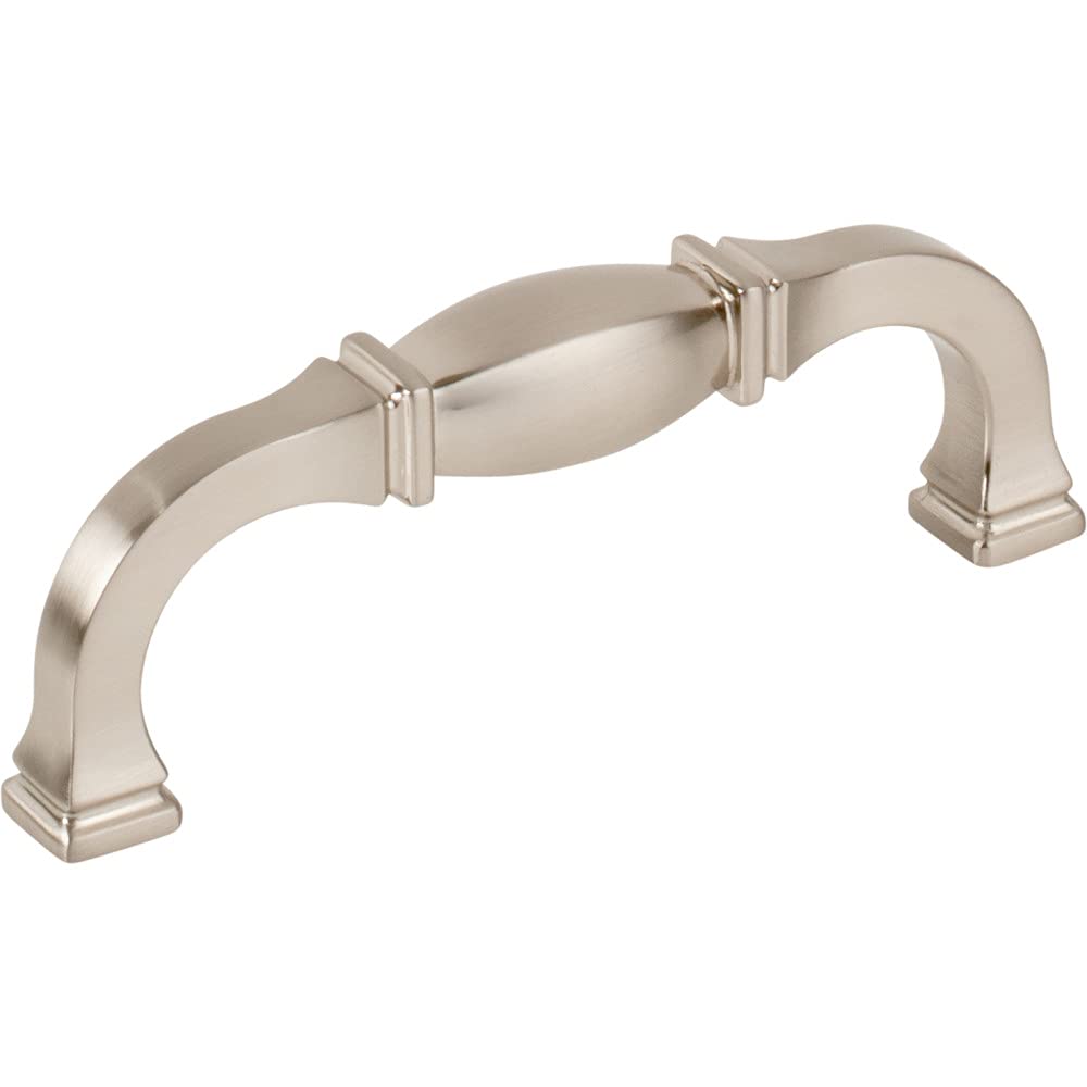 Jeffrey Alexander 278-96SN 96 mm Center-to-Center Satin Nickel Audrey Cabinet Pull