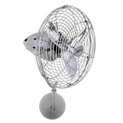 Matthews Fan AT-FH-MTL-SAF-BN Aluminium Fan Head with Safety Cage in Brushed Nickel finish