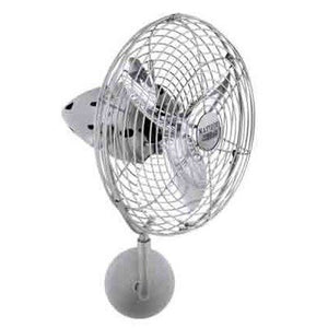 Matthews Fan AT-FH-MTL-SAF-BN Aluminium Fan Head with Safety Cage in Brushed Nickel finish