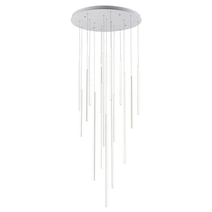 Kuzco MP14932-WH CHUTE 16 Head MP White 120V TRIAC/ELV LED 3000K 90CRI 195W