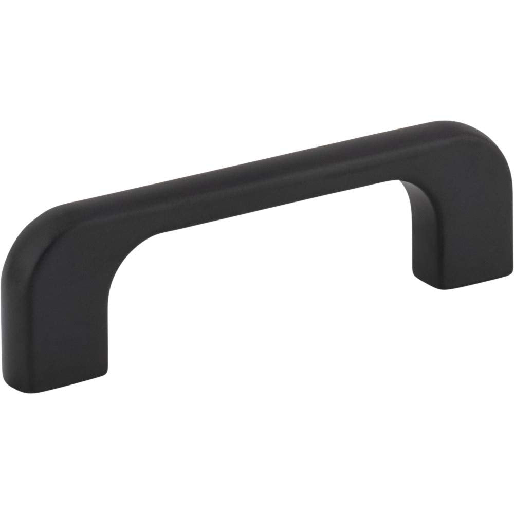 Jeffrey Alexander 264-3MB 3" Center-to-Center Matte Black Alvar Cabinet Pull