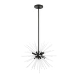 Livex Lighting 48824-04 Uptown - 6 Light Pendant In Sparkling Style-25.25 Inches Tall and 20 Inches Wide, Uptown - 6 Light Pendant In Sparkling Style-25.25 Inches Tall and 20 Inches Wide