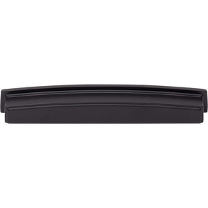 Jeffrey Alexander 141-192MB 192 mm Center Matte Black Square-to-Center Square Renzo Cabinet Cup Pull