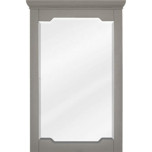Jeffrey Alexander MIR2CHA-28-GR 28" W x 1-1/2" D x 34" H Grey Chatham mirror