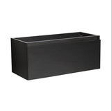 Fresca FCB8011BW Fresca Mezzo 48" Black Wall Hung Modern Bathroom Cabinet