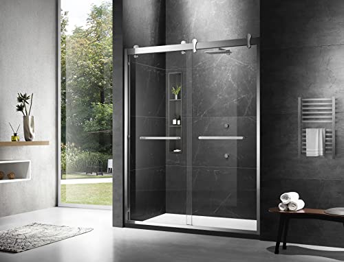 Essence 60'' * 76'' Framed Shower Door (Matte Black)