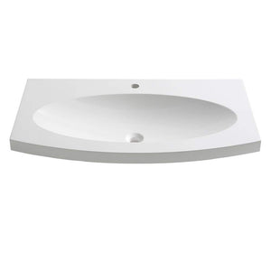 Fresca FVS5092WH Fresca Energia 36" White Integrated Sink / Countertop