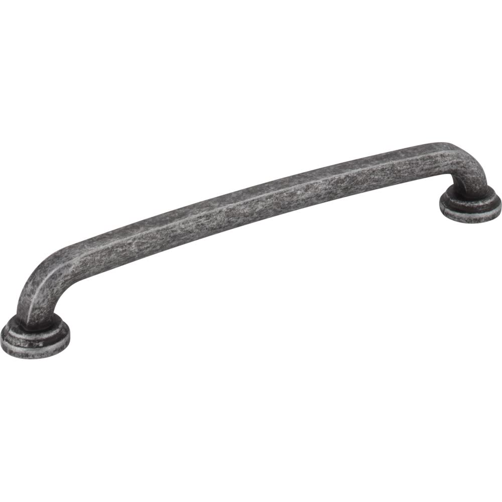 Jeffrey Alexander 527-160SIM 160 mm Center-to-Center Distressed Antique Silver Bremen 1 Cabinet Pull