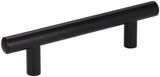 Jeffrey Alexander 152MB 96 mm Center-to-Center Matte Black Key West Cabinet Bar Pull