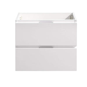 Fresca FCB8324WH Fresca Valencia 24" Glossy White Wall Hung Modern Bathroom Cabinet