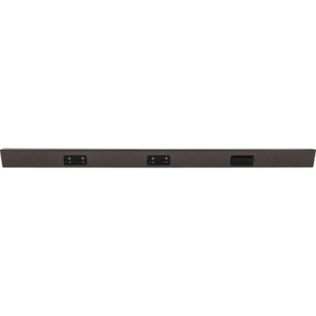 Task Lighting TRS36-3B-BZ-RS 36" TR Switch Series Angle Power Strip, Right Switches, Bronze Finish, Black Switches and Receptacles