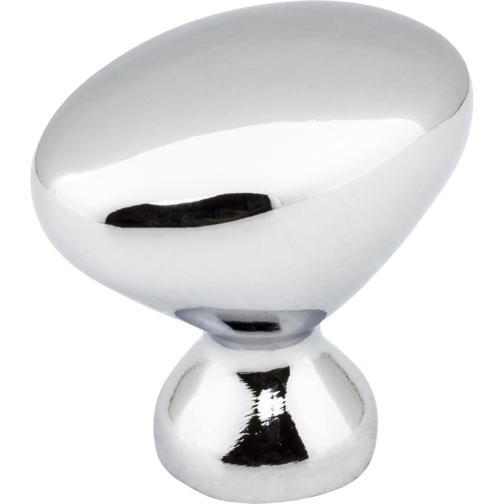 Elements 897L-PC 1-1/4" Overall Length Polished Chrome Oval Merryville Cabinet Knob