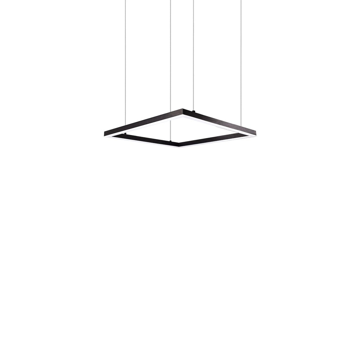 Kuzco PD88148-BK PIAZZA 48" PENDANT BK TEXTURED DOWN ONLY DUO CANOPY 930 TRIAC 120 103W