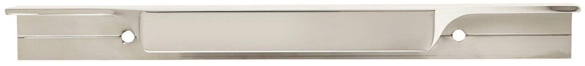 Amerock Cabinet Edge Pull Polished Nickel 4-9/16 inch (116 mm) Center to Center Extent 1 Pack Drawer Pull Drawer Handle Cabinet Hardware