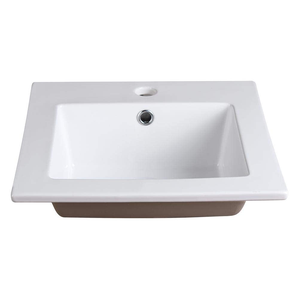 Fresca FVS8118WH Fresca Allier 16" White Integrated Sink / Countertop