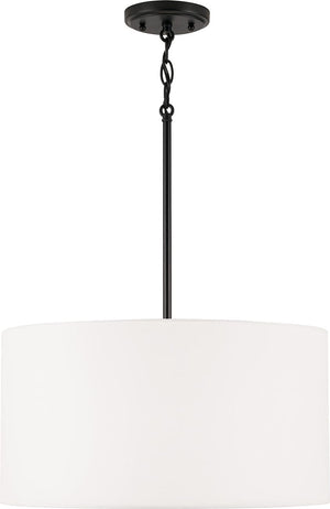 Capital Lighting 314632MB-659 Alan 3 Light Pendant Matte Black