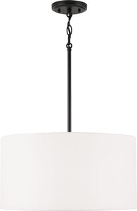 Capital Lighting 314632MB-659 Alan 3 Light Pendant Matte Black