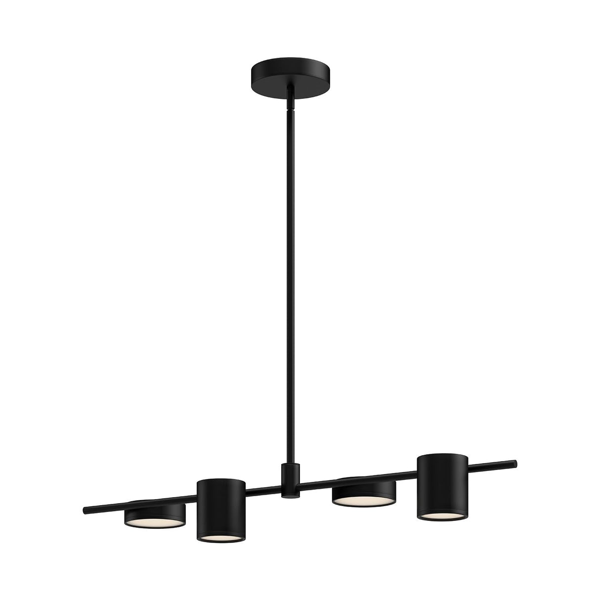 Kuzco LP96840-BK JAYDEN 40" LINEAR PENDANT TEXTURED BLACK 120V TRIAC/ELV LED 3000K 90CRI 28W