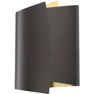 Alora WV319202UBLB PARDUCCI WALL VANITY URBAN BRONZE W/ LIGHT BRASS