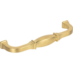 Jeffrey Alexander 278-128BG 128 mm Center-to-Center Brushed Gold Audrey Cabinet Pull