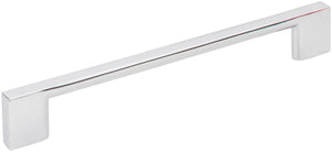 Jeffrey Alexander 635-160PC 160 mm Center-to-Center Polished Chrome Square Sutton Cabinet Bar Pull