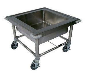 John Boos PB-SS-208 Stainless Steel Mobile Soak Sink, 20