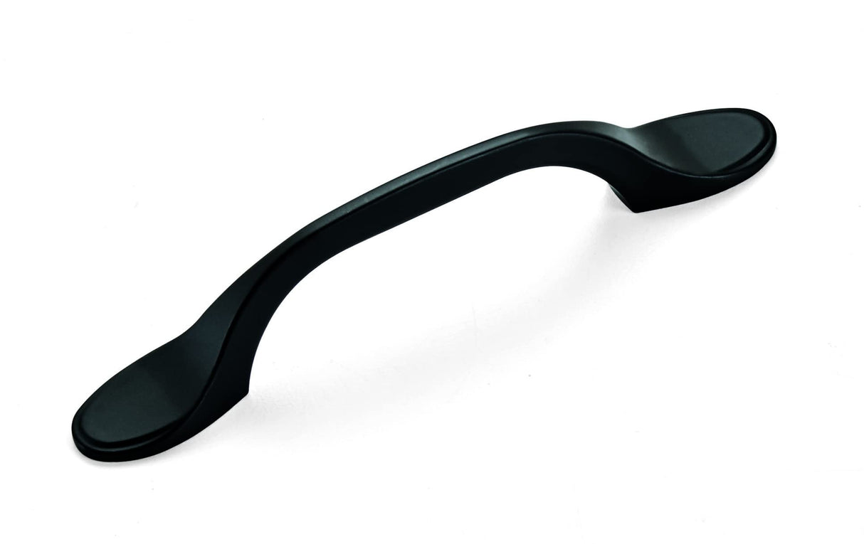 Amerock Cabinet Pull Matte Black 3 inch (76 mm) Center-to-Center Ravino 1 Pack Drawer Pull Drawer Handle Cabinet Hardware