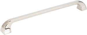 Jeffrey Alexander 972-224NI 224 mm Center-to-Center Polished Nickel Square Marlo Cabinet Pull