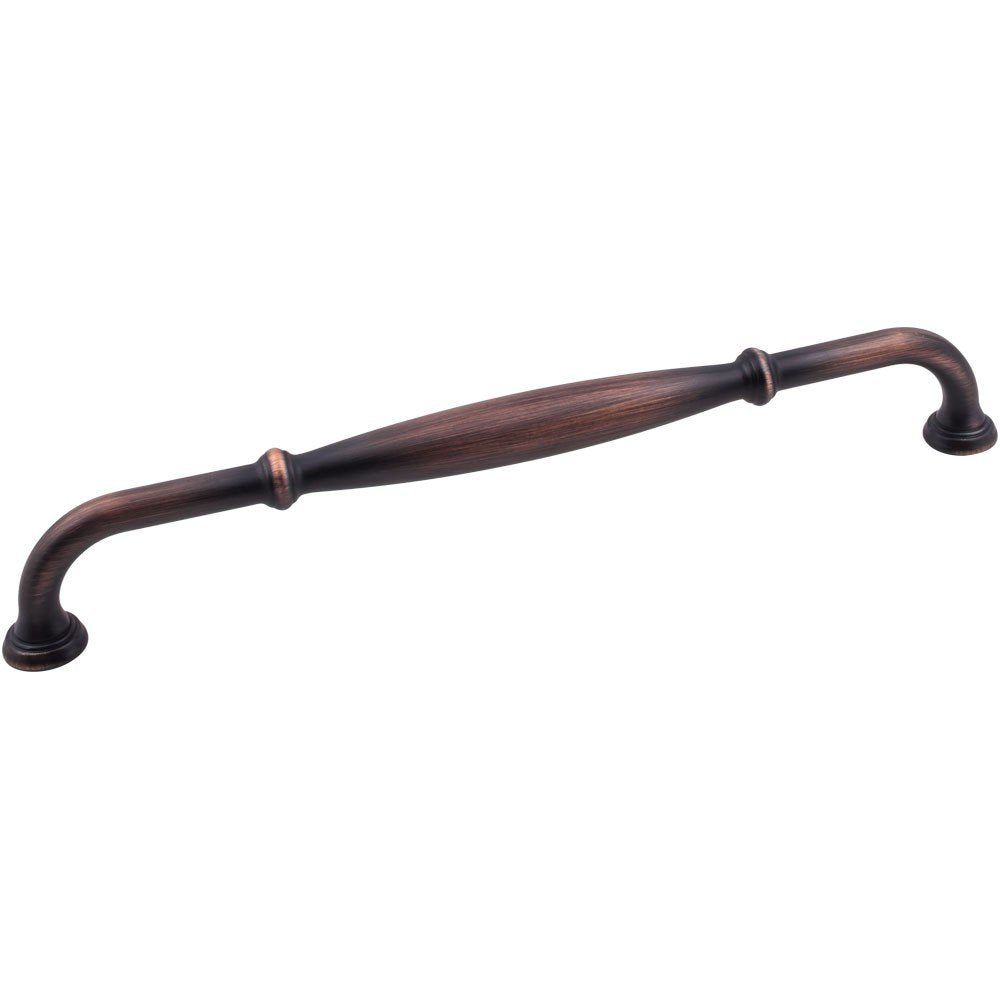 Jeffrey Alexander 658-12DBAC 12" Center-to-Center Brushed Oil Rubbed Bronze Tiffany Appliance Handle