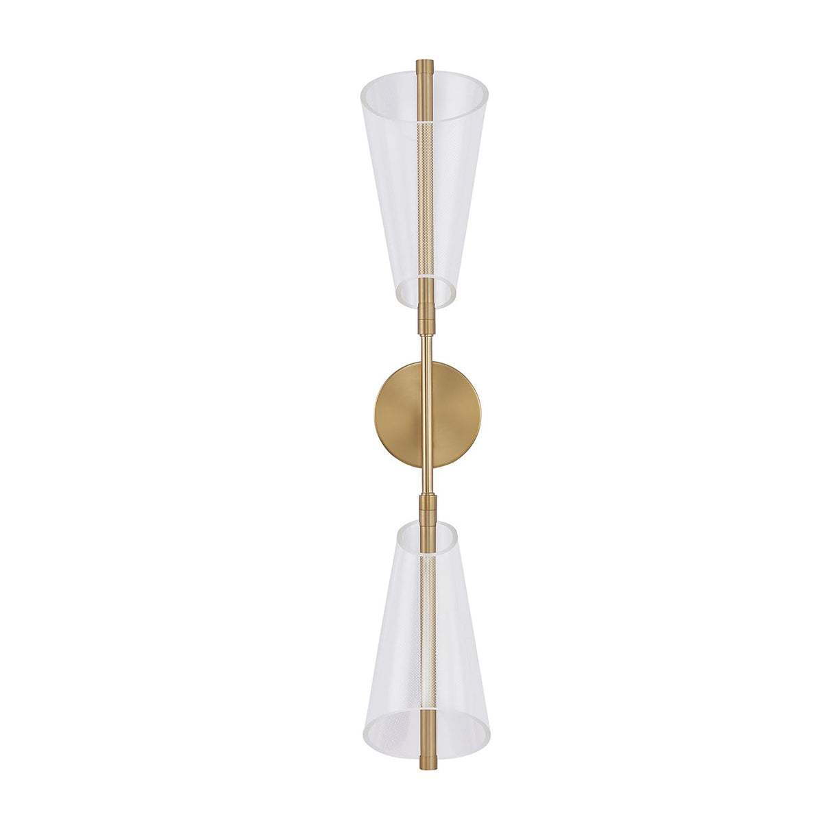 Kuzco WS62629-BG/LG MULBERRY 29" WS BRUSHED GOLD LIGHT GUIDE  31W LED 90 3000K DC LED