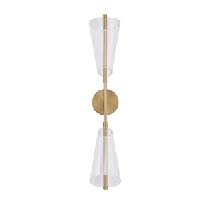 Kuzco WS62629-BG/LG MULBERRY 29" WS BRUSHED GOLD LIGHT GUIDE  31W LED 90 3000K DC LED