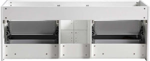 Fresca FCB9260WH-S Fresca Catania 60" Glossy White Wall Hung Single Sink Modern Bathroom Cabinet