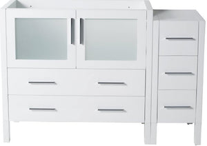 Fresca FCB62-3612WH Fresca Torino 48" White Modern Bathroom Cabinets