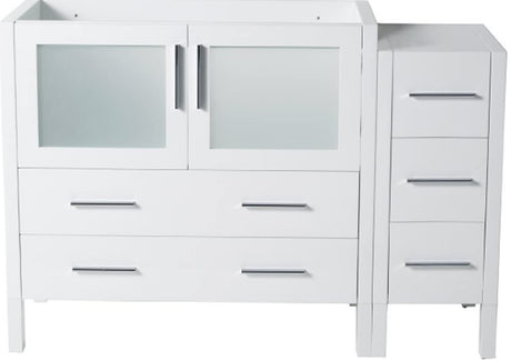 Fresca FCB62-3612WH Fresca Torino 48" White Modern Bathroom Cabinets