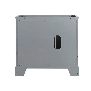 Fresca FCB2436GRV Fresca Windsor 36" Gray Textured Traditional Bathroom Cabinet