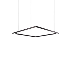 Kuzco PD88160-BK PIAZZA 60" PENDANT BK TEXTURED DOWN ONLY DUO CANOPY 930 TRIAC 120 128W