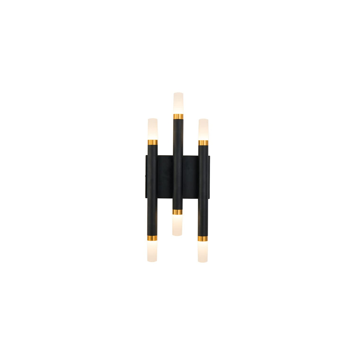 Kuzco WS19707-BK DRAVEN 7" WS Black 120V ELV LED 3000K 90CRI 23W