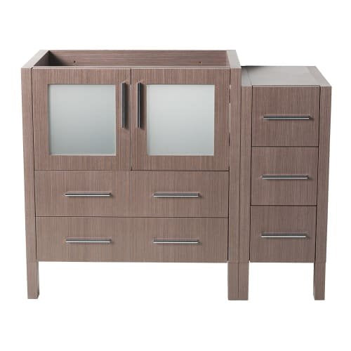 Fresca FCB62-3012GO Fresca Torino 42" Gray Oak Modern Bathroom Cabinet