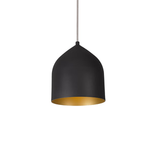 Kuzco PD9108-BK/GD HELENA 8" PD Black/Gold 120V ELV LED 3000K 90CRI 13W