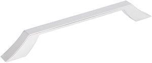 Jeffrey Alexander 798-160PC 160 mm Center-to-Center Polished Chrome Square Royce Cabinet Pull