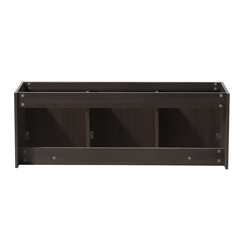Fresca FCB8093WH Fresca Vista 60" White Wall Hung Single Sink Modern Bathroom Cabinet