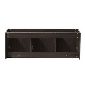 Fresca FCB8093WH Fresca Vista 60" White Wall Hung Single Sink Modern Bathroom Cabinet