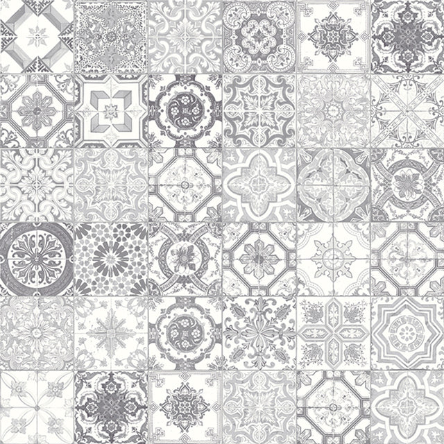 Anatolia Tile 8X8 Marrakesh Grey Mix Glossy Ceramic Wall Tile 42-012  - premium natural stone mosaic tile from Anatolia Tile, available at PoshHaus showroom in Keene, NH