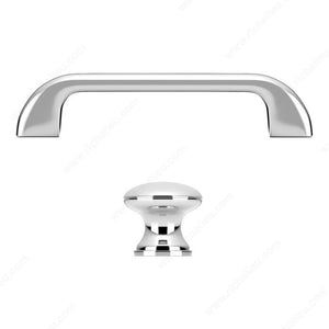 Richelieu BP62430140 Modern Plastic Knob - 62430