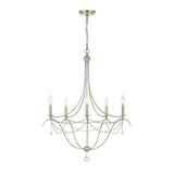 Metro 5 Light Antique Gold Chandelier 425-GA