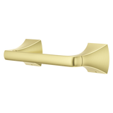 Soft Square Toilet Paper Holder in Brushed Gold