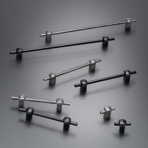 Richelieu BP509596900 Traditional Metal Pull - 5095, Matte Black, 3 25/32 in, 5 13/16 in