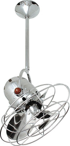 Matthews Fan BD-CR-MTL Bianca Direcional ceiling fan in Polished Chrome finish with metal blades.