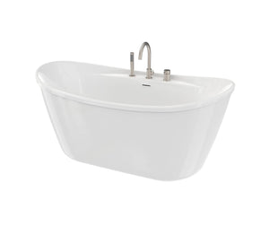 MAAX 10045541-105 Keros Deckmounted Tub Faucet with Handshower in Brushed Nickel