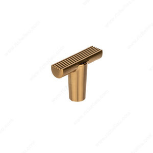 Richelieu BP267439CHBRZ Modern Metal Knob - 2674, Champagne Bronze